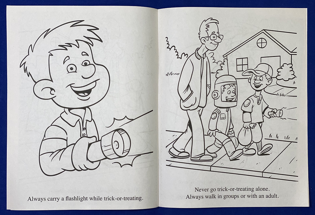 Picture of Halloween Safety Coloring Book