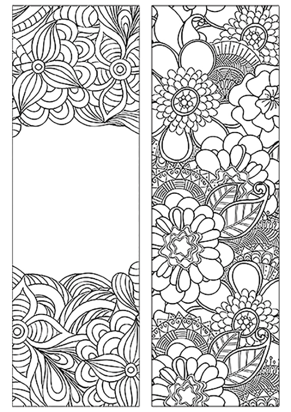 Picture of Coloring Bookmark - Nature