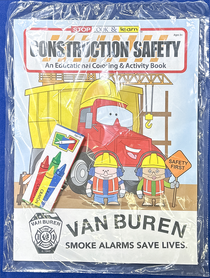 Picture of Construction Safety Coloring Book Fun Pack