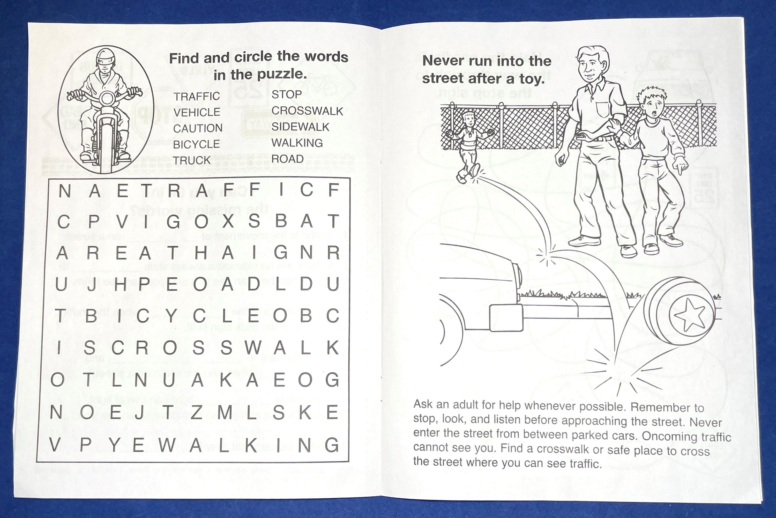 Picture of Traffic Safety Coloring Book