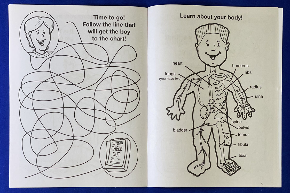 Picture of Your Hospital Cares About You Coloring Book