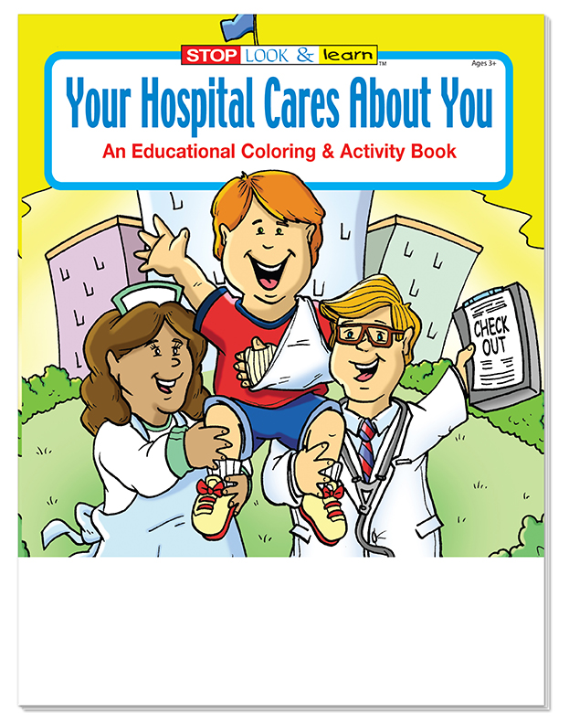 Picture of Your Hospital Cares About You Coloring Book