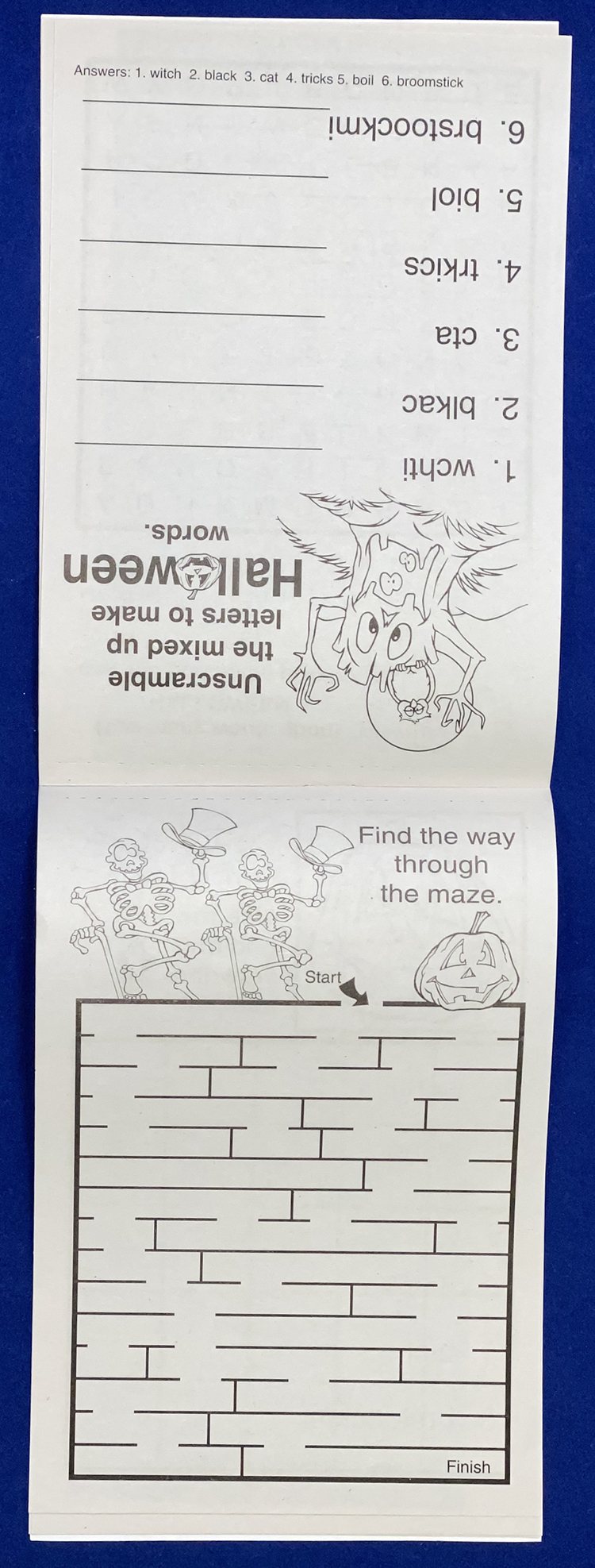 Picture of Halloween Friends Activity Pad