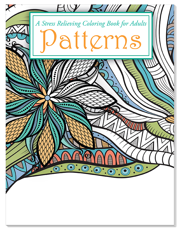 Picture of Stress Reliever Relax Pack - Coloring Book with Pencils