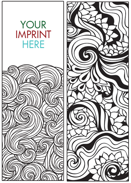 Picture of Coloring Bookmark - ZenDoodle