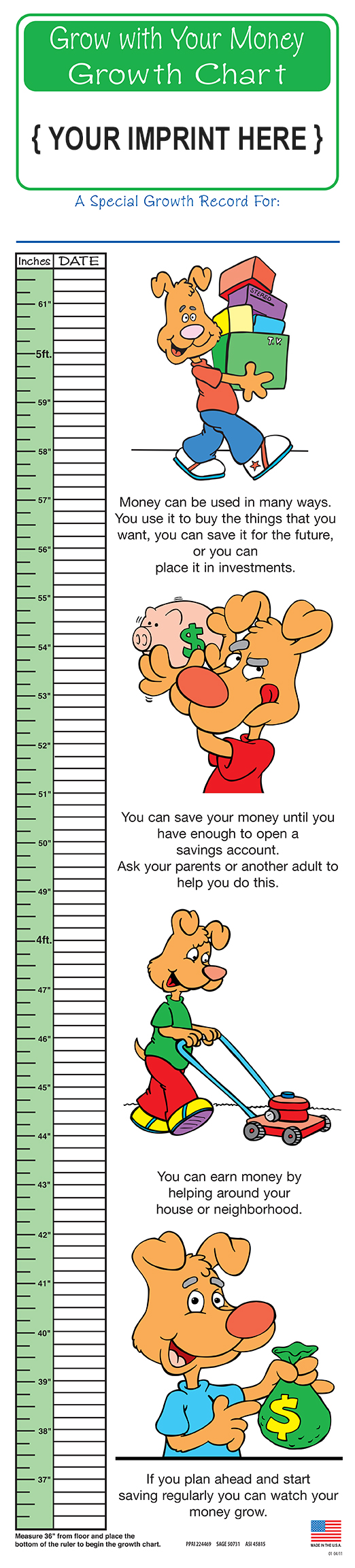 Picture of Growth Chart - Grow with Your Money