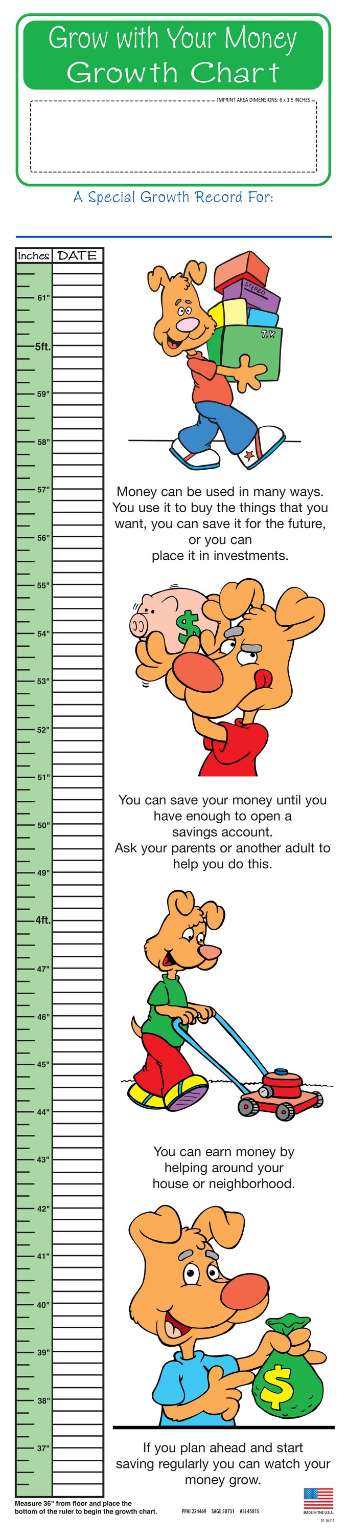Picture of Growth Chart - Grow with Your Money