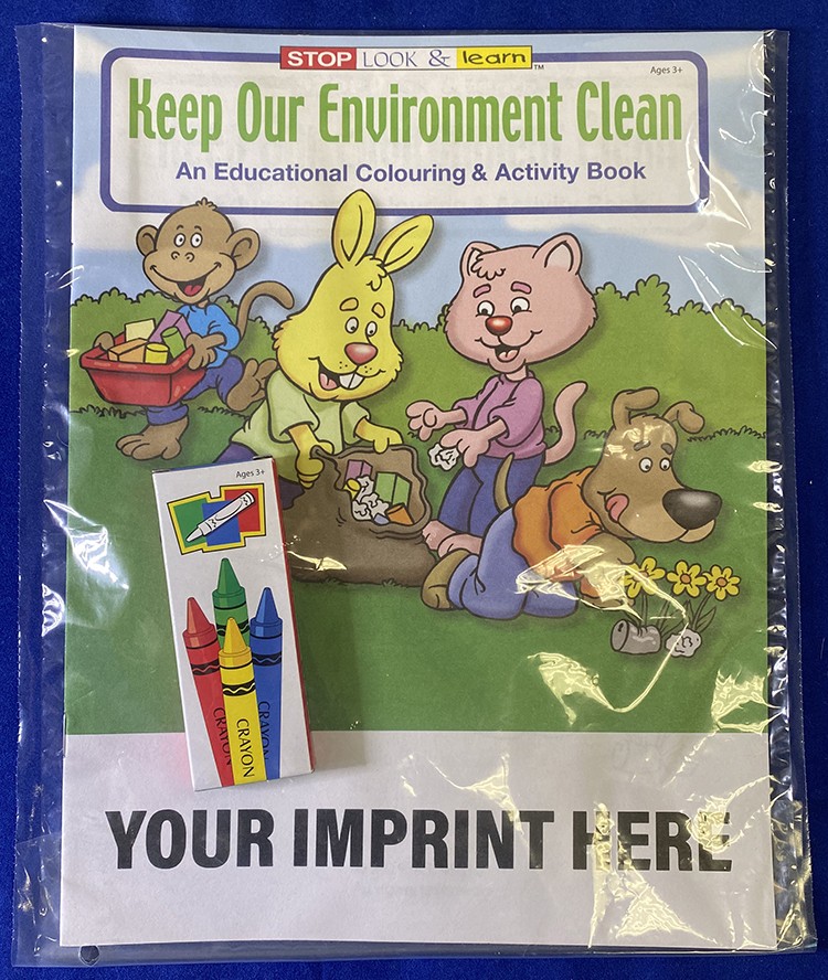 Picture of Keep Our Environment Clean Coloring Book Fun Pack Set
