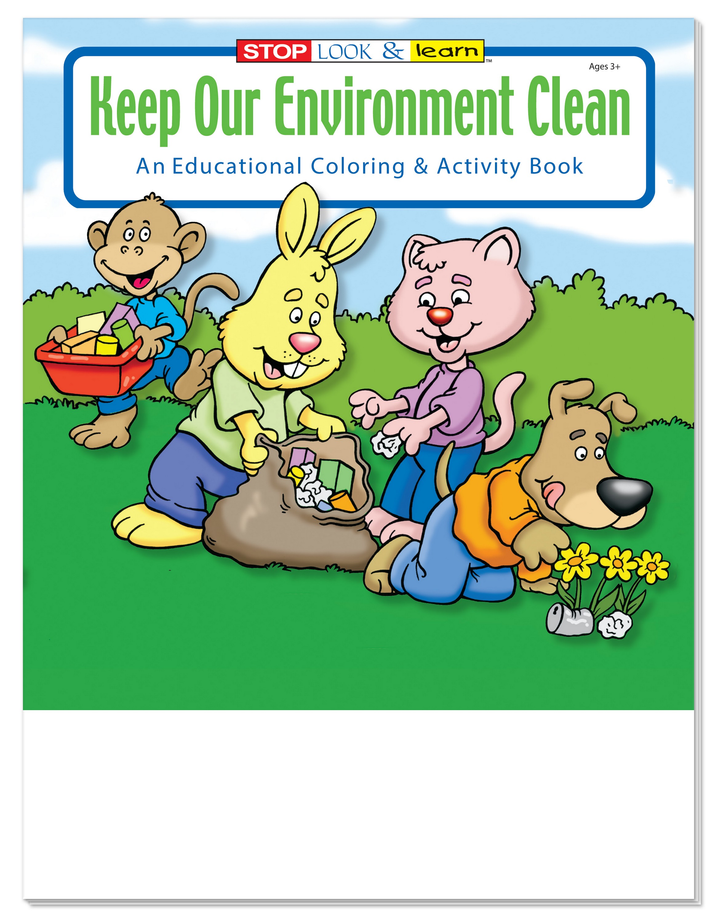 Picture of Keep Our Environment Clean Coloring Book Fun Pack Set