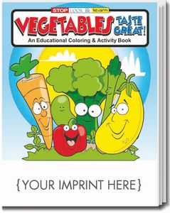 Picture of Vegetables Taste Great Coloring Book