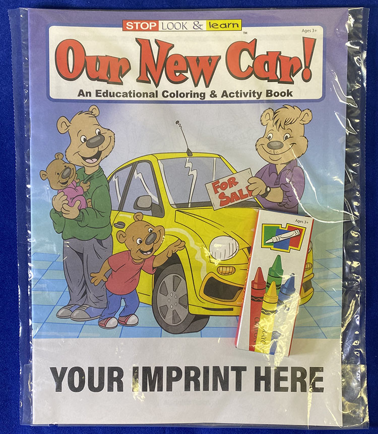 Picture of Our New Car Coloring Book Fun Pack