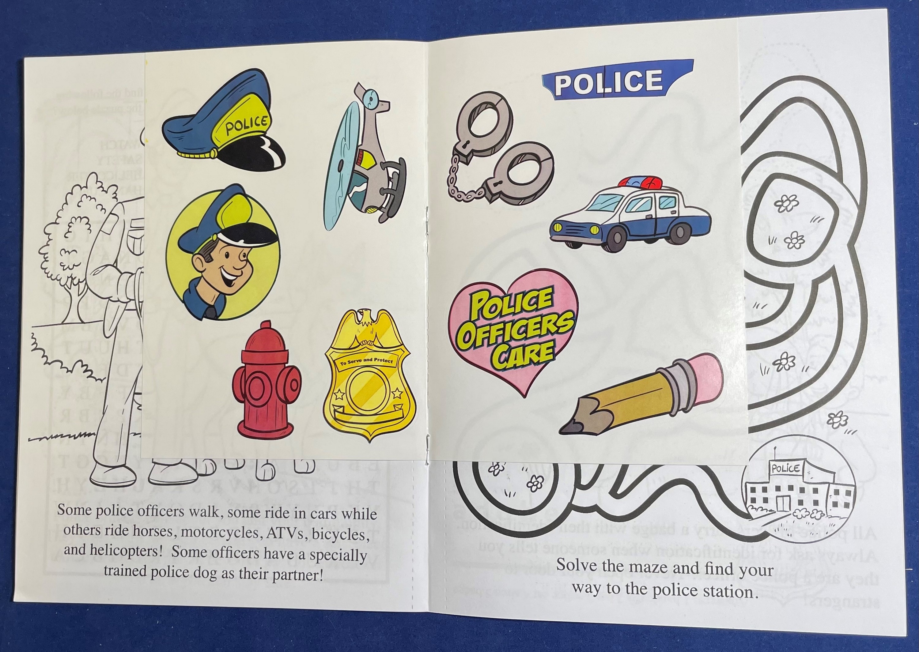 Picture of Police Officers Are Your Friends Sticker Book