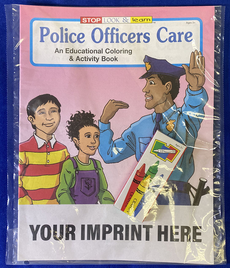 Picture of Police Officers Care Coloring Book Fun Pack