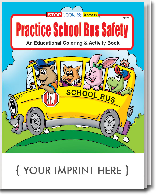 Picture of Practice School Bus Safety Coloring Book