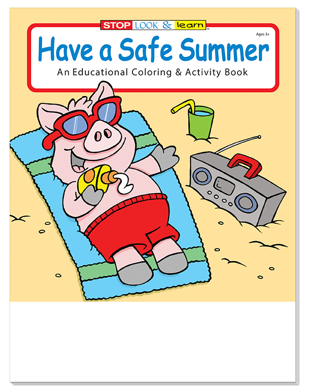Picture of Have a Safe Summer Coloring Book