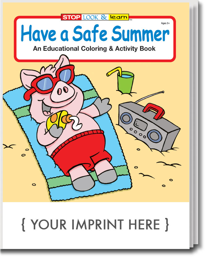 Picture of Have a Safe Summer Coloring Book