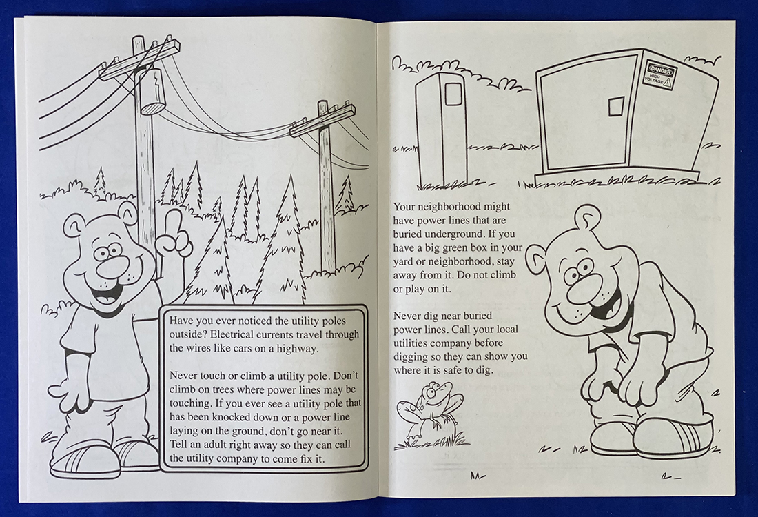 Picture of Electric & Utility Safety Coloring Book