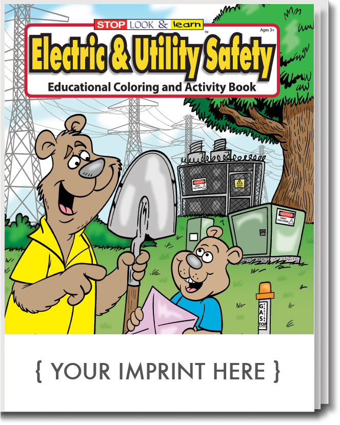 Picture of Electric & Utility Safety Coloring Book