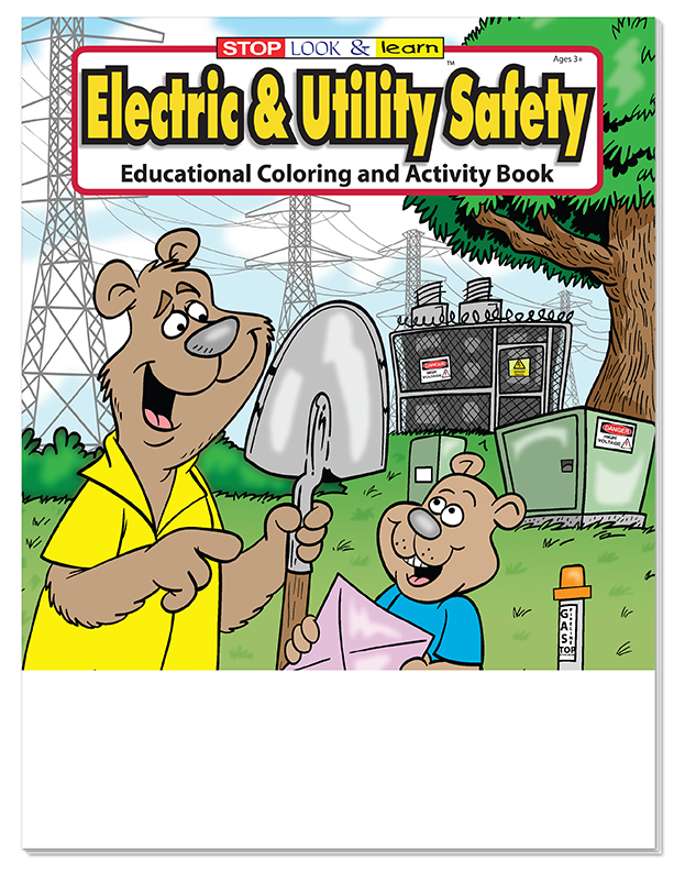 Picture of Electric & Utility Safety Coloring Book