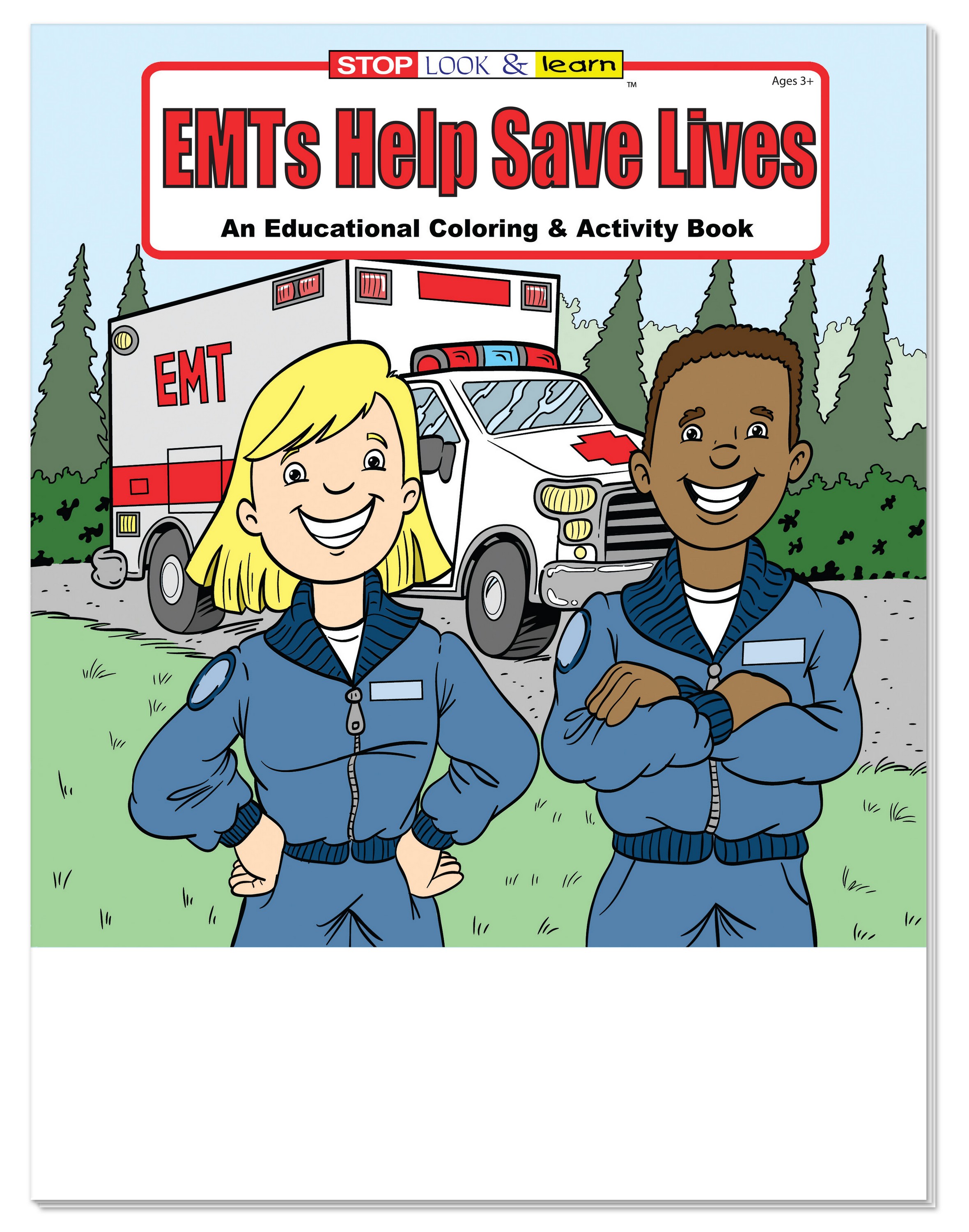 Picture of EMTs Help Save Lives Coloring Book Fun Pack