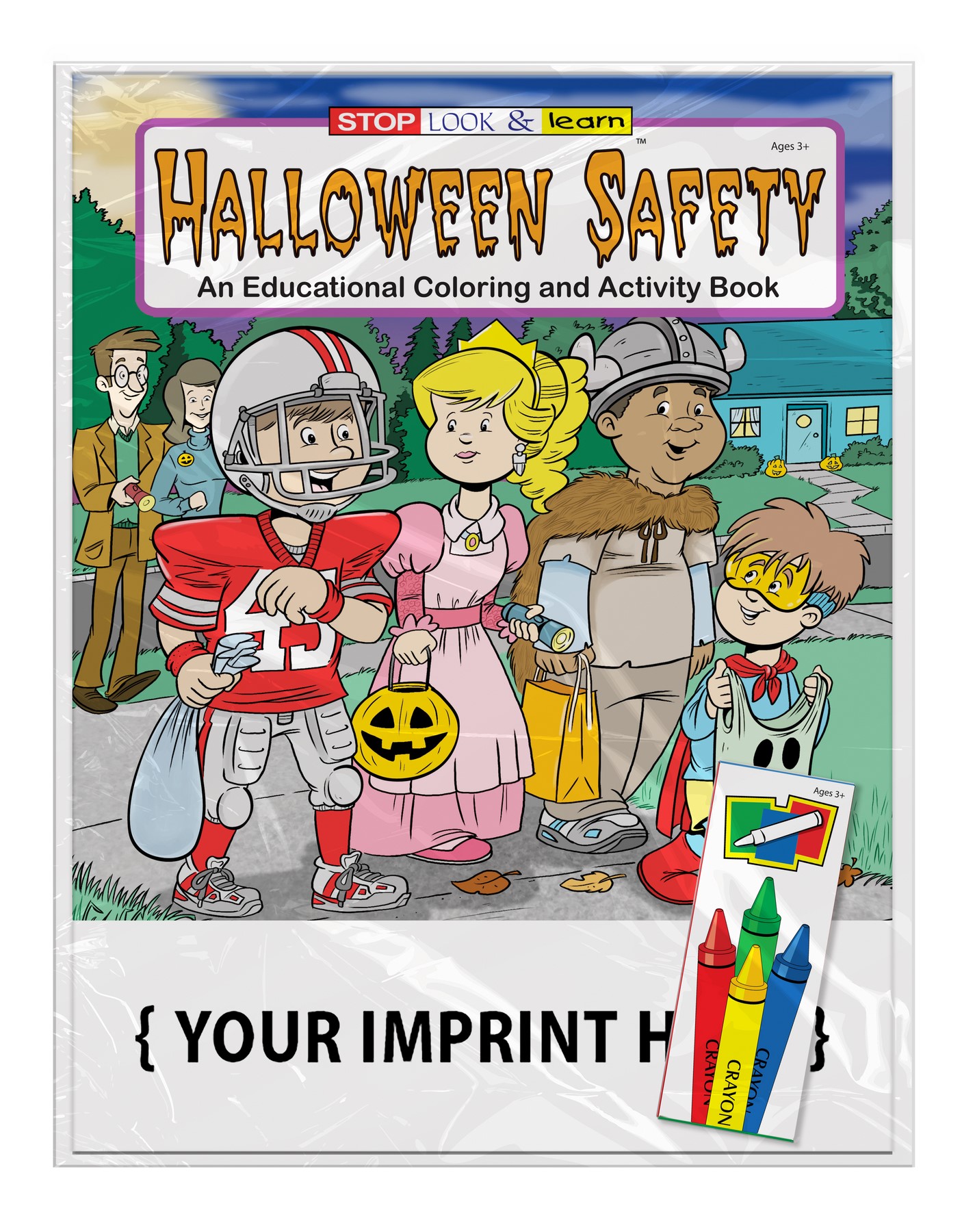 Picture of Halloween Safety Coloring Book Fun Pack