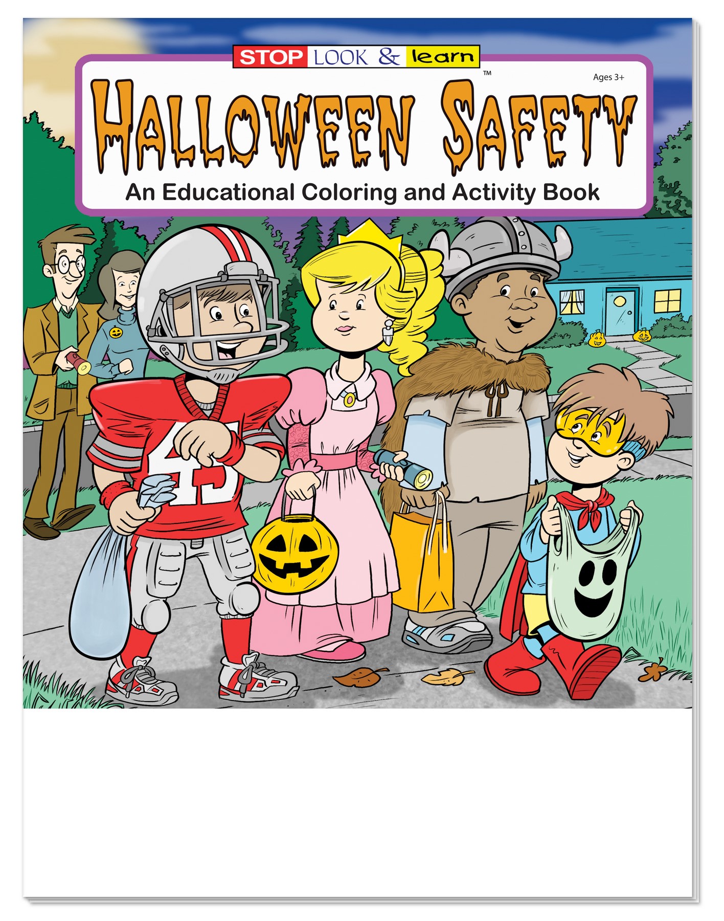 Picture of Halloween Safety Coloring Book Fun Pack