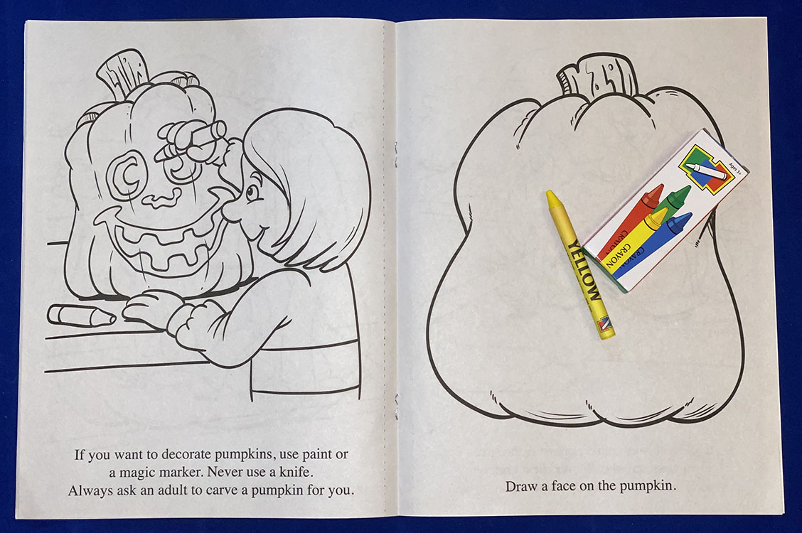 Picture of Halloween Safety Coloring Book Fun Pack