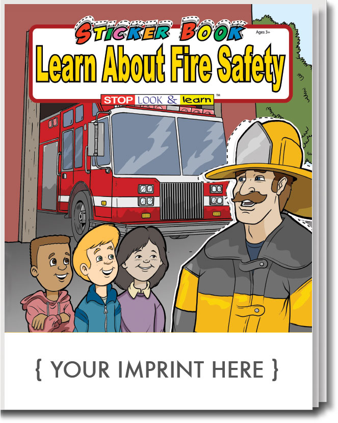Picture of Learn About Fire Safety Sticker Book