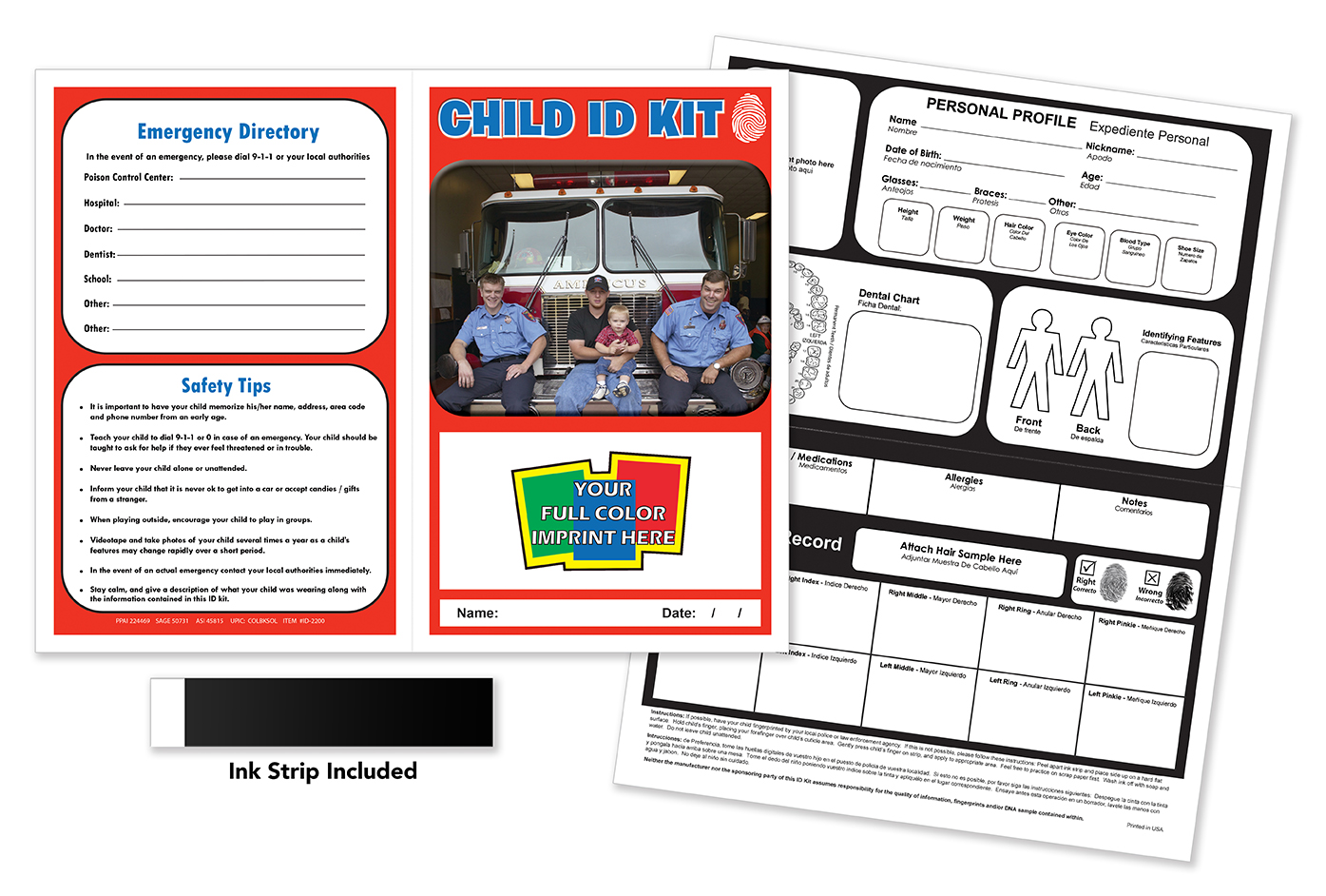 Picture of Child ID Safety Kit - Fire