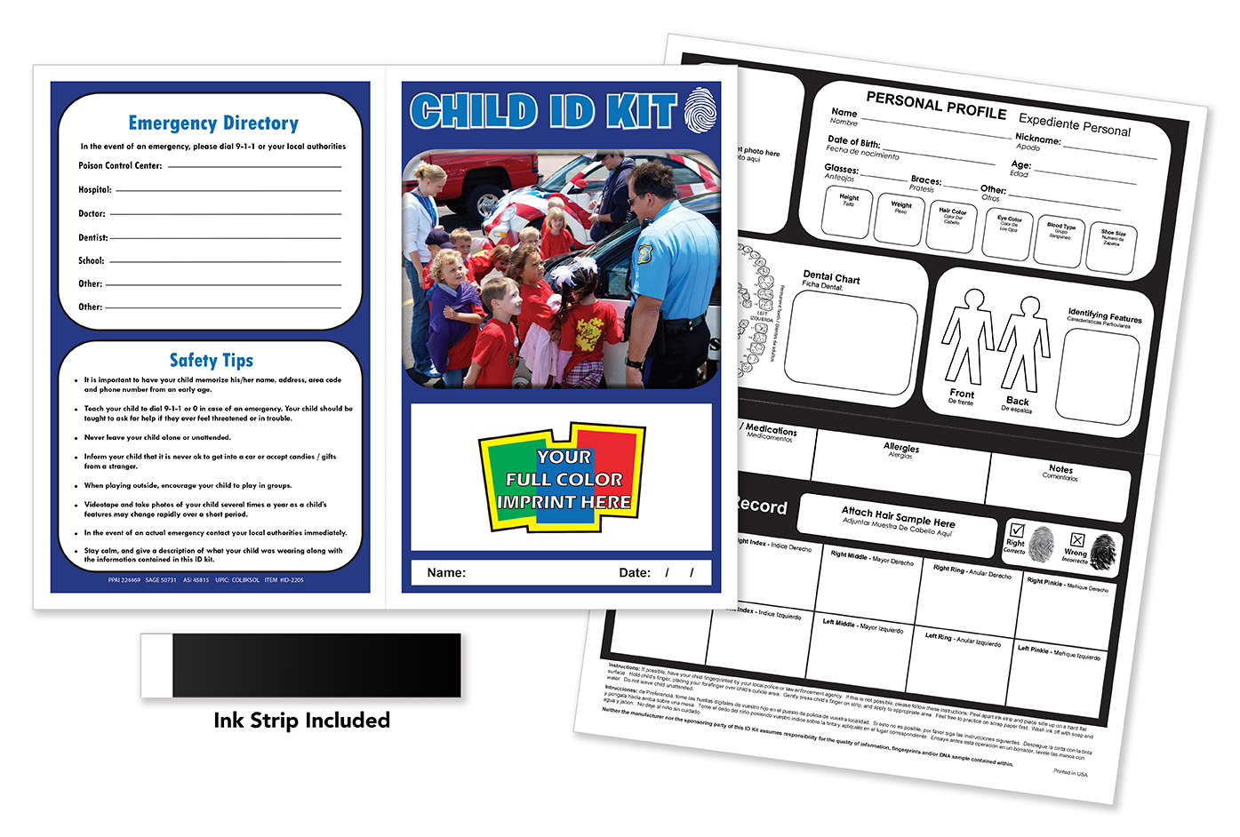 Picture of Child ID Safety Kit - Police