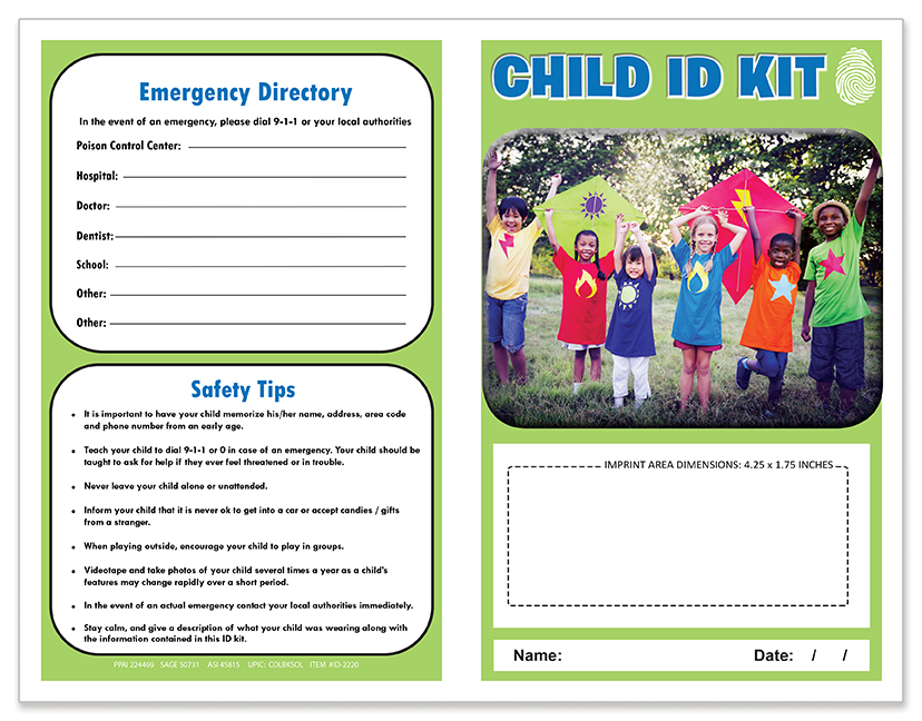 Picture of Child ID Safety Kit - Children