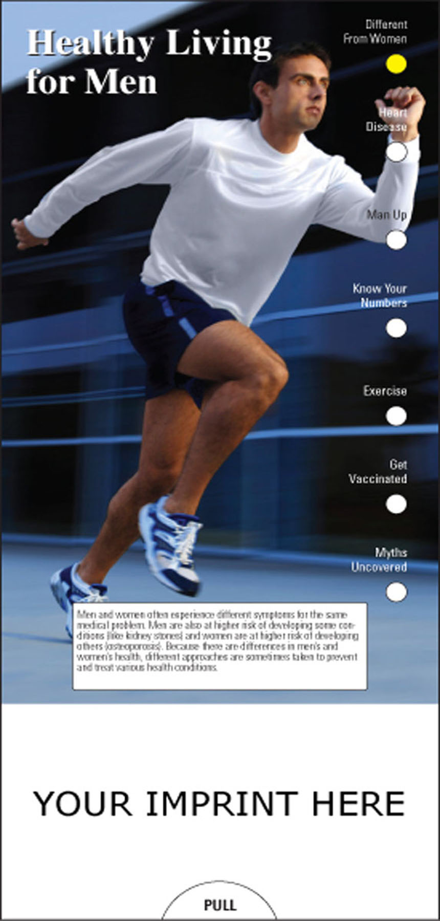 Picture of Healthy Living for Men Slide Chart