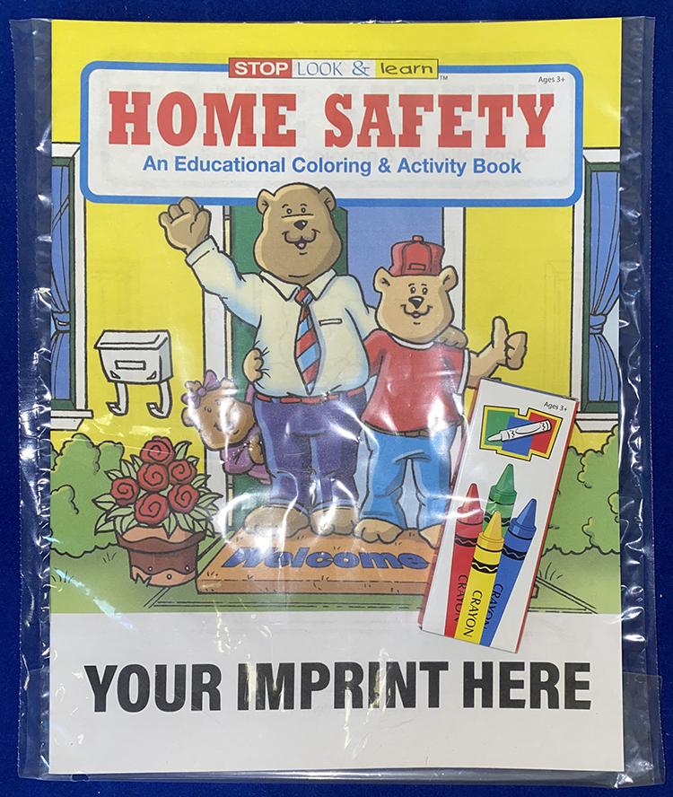 Picture of Home Safety Coloring Book Fun Pack