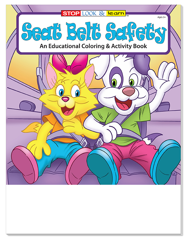 Picture of Seat Belt Safety Coloring Book Fun Pack