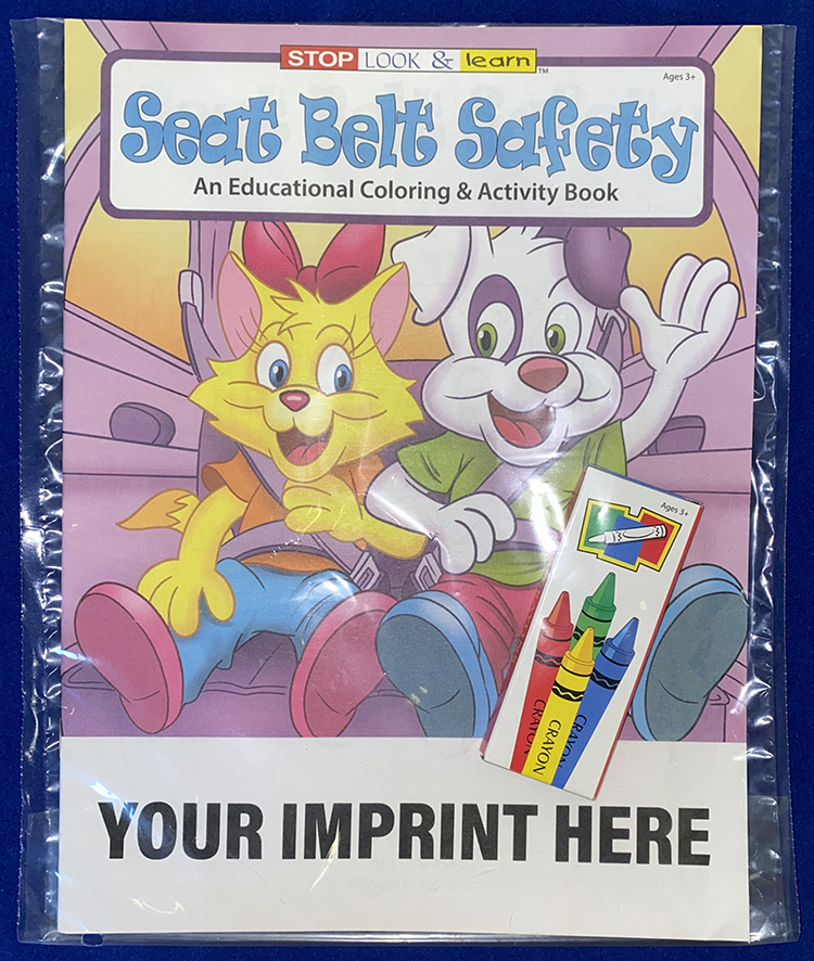 Picture of Seat Belt Safety Coloring Book Fun Pack