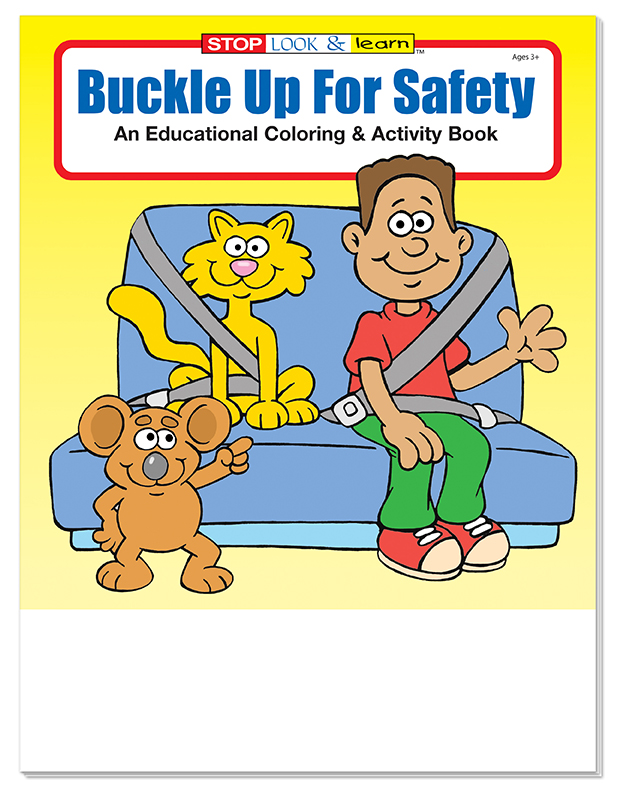 Picture of Buckle Up for Safety Coloring Book Fun Pack