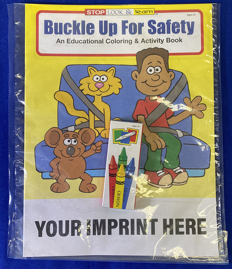Picture of Buckle Up for Safety Coloring Book Fun Pack