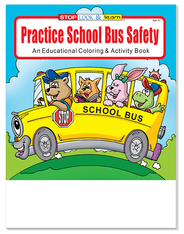 Picture of Practice School Bus Safety Coloring Book Fun Pack