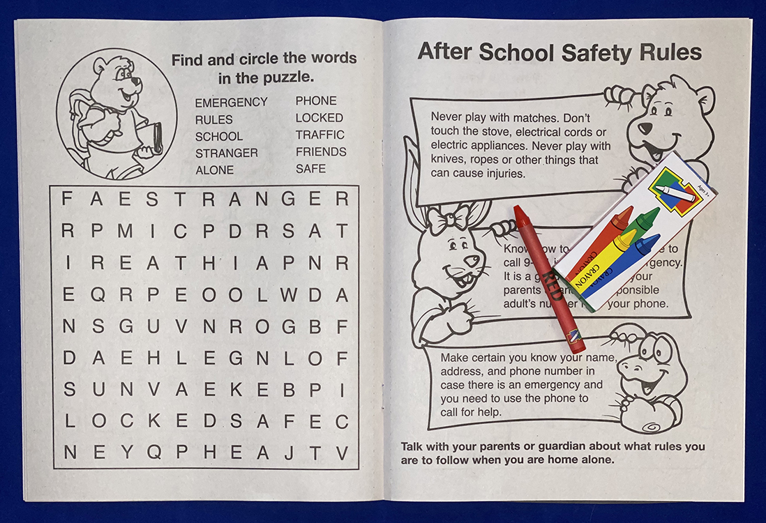 Picture of After School Safety Coloring Book Fun Pack