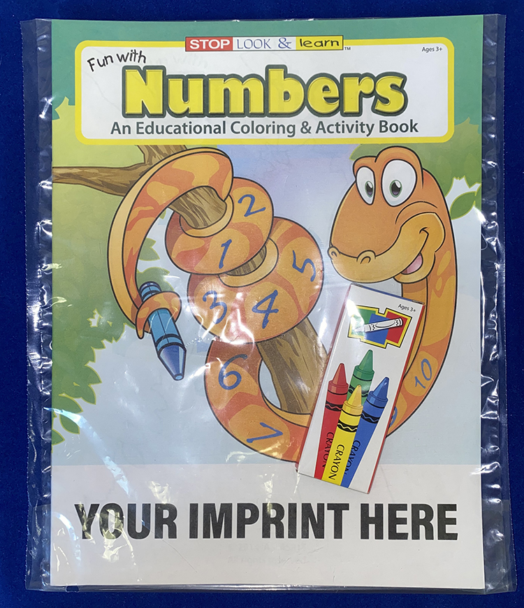 Picture of Fun with Numbers Coloring Book Fun Pack