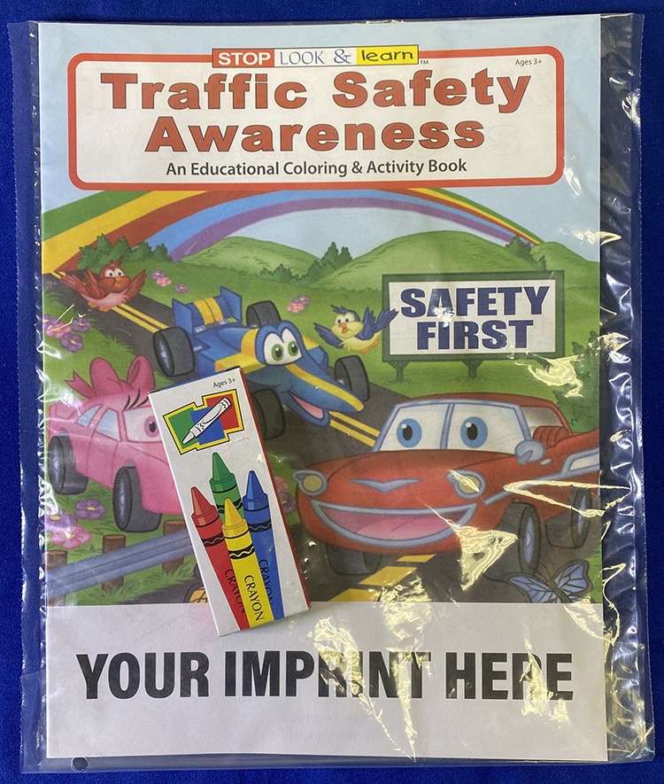Picture of Traffic Safety Awareness Coloring Book Fun Pack