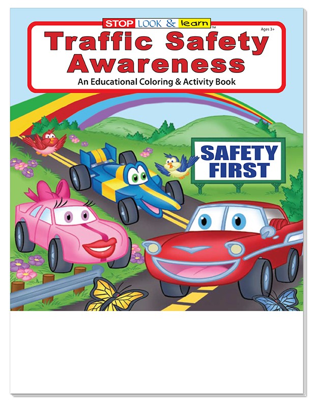 Picture of Traffic Safety Awareness Coloring Book Fun Pack