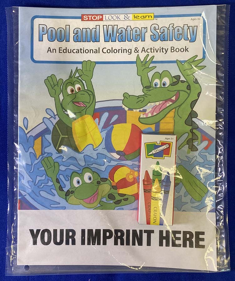 Picture of Pool and Water Safety Coloring Book Fun Pack