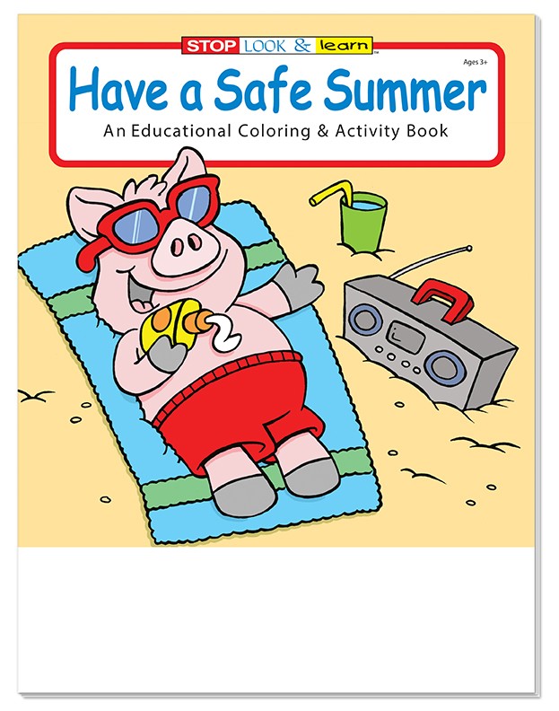 Picture of Have a Safe Summer Coloring Book Fun Pack