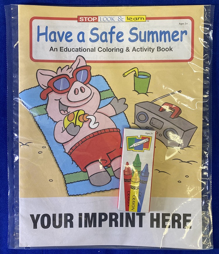 Picture of Have a Safe Summer Coloring Book Fun Pack