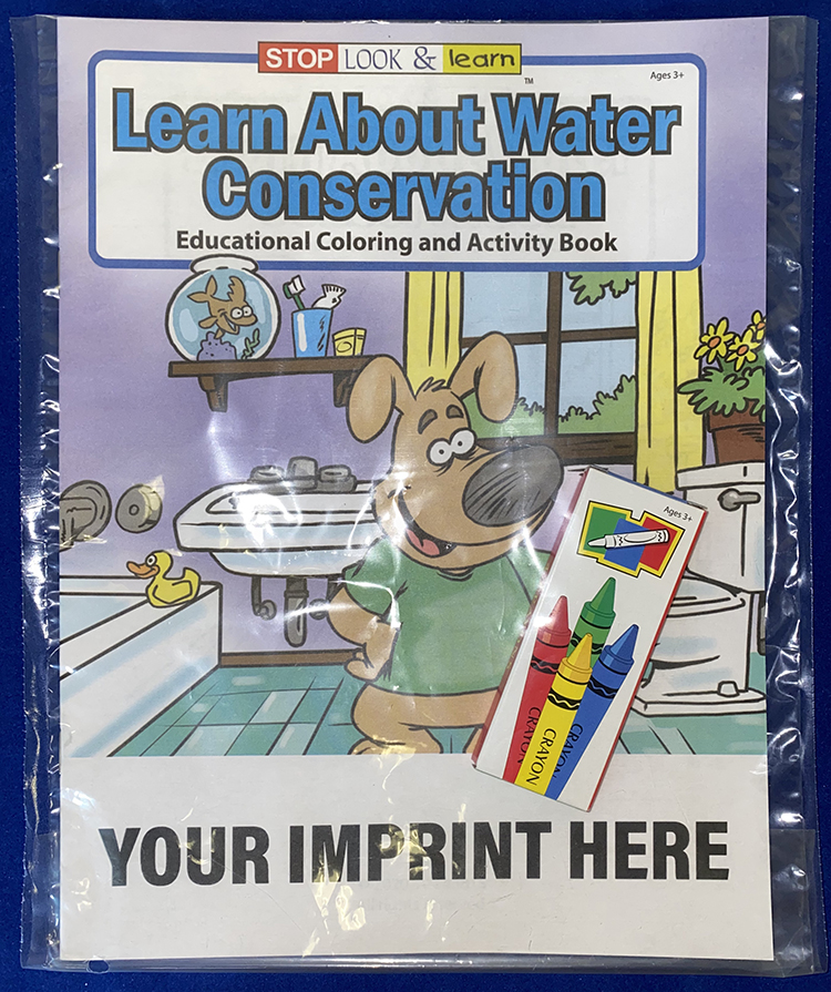 Picture of Learn About Water Conservation Coloring Book Fun Pack Set