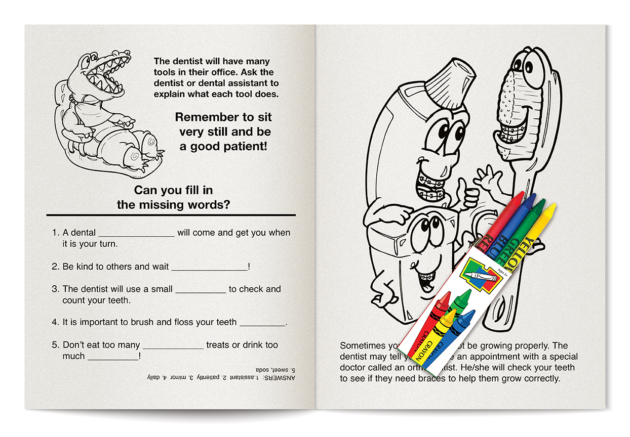 Picture of A Trip to the Dentist Coloring Book Fun Pack