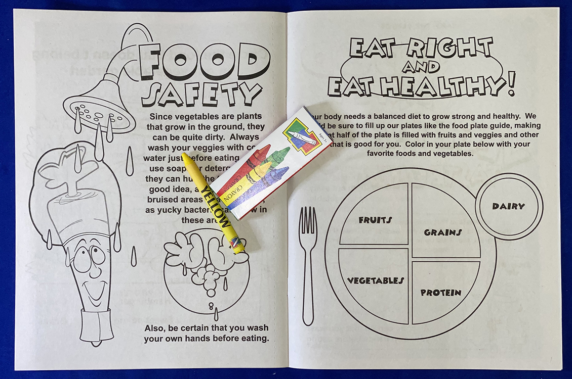 Picture of Vegetables Taste Great Coloring Book Fun Pack