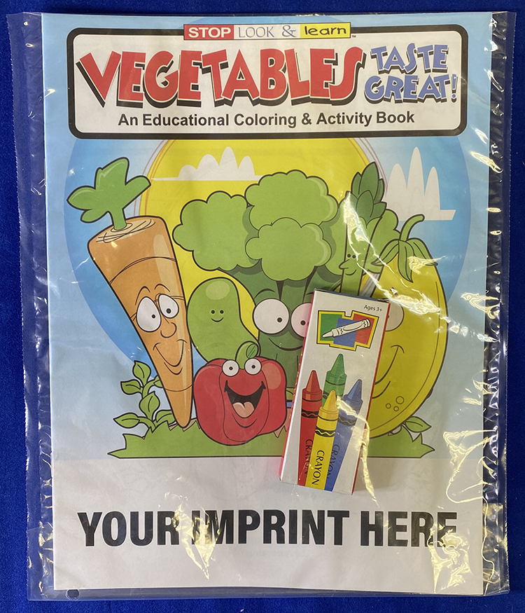 Picture of Vegetables Taste Great Coloring Book Fun Pack