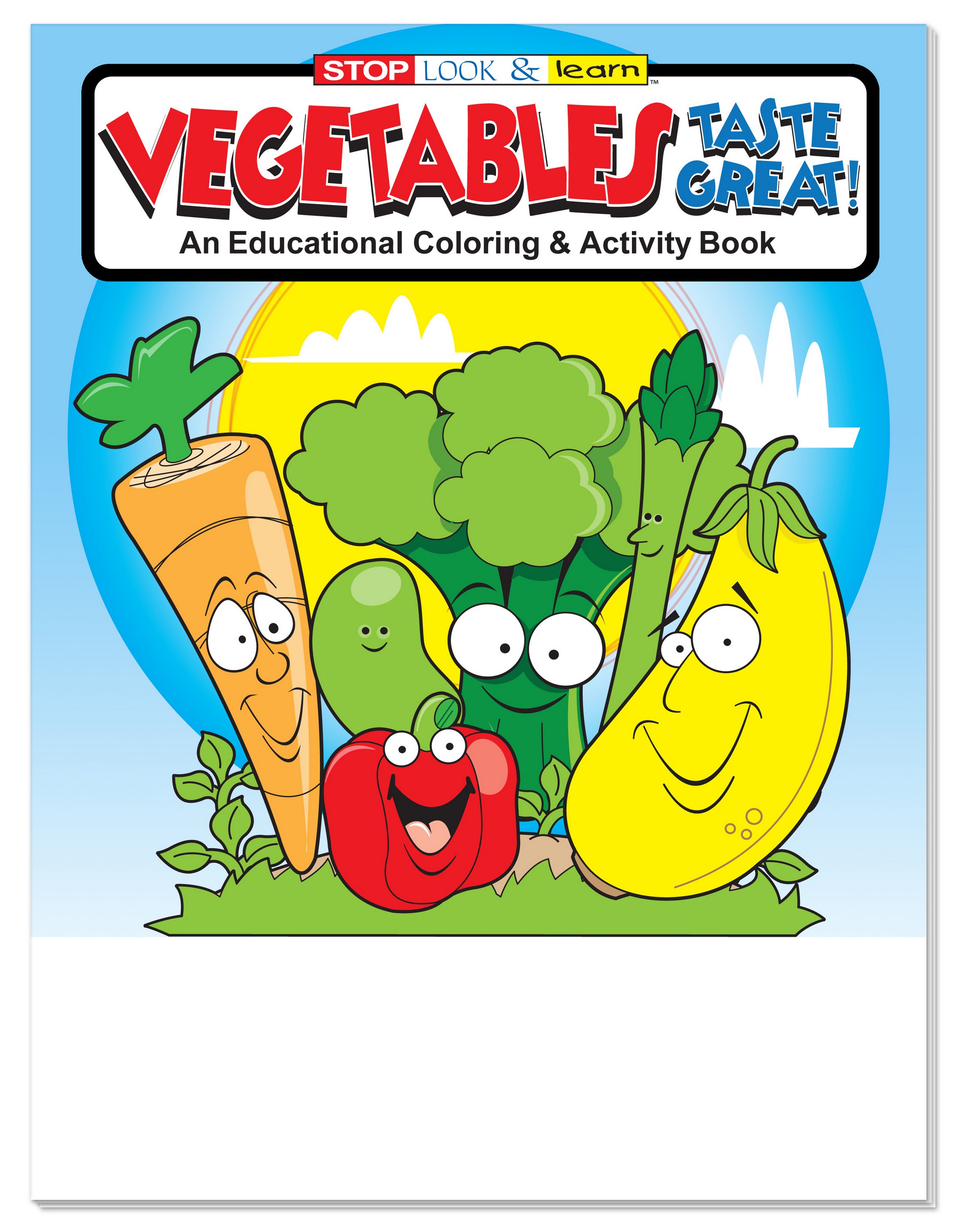 Picture of Vegetables Taste Great Coloring Book Fun Pack